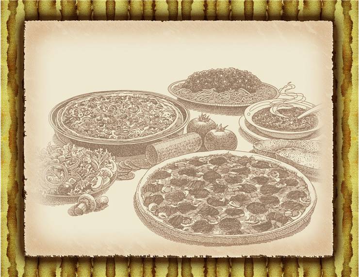 Pizza History - First Pizzas Picture